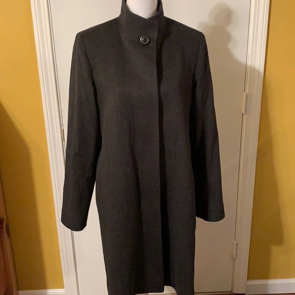 Fleurette Stand Collar Wool Coat 12 - Picture 1 of 9